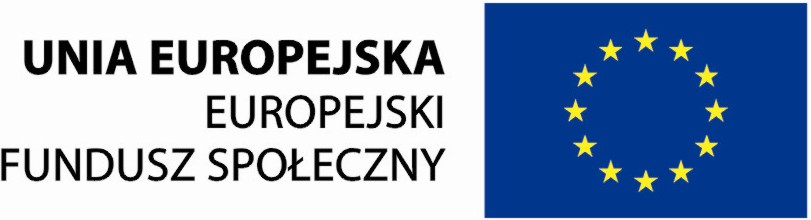 Unia Europejska Europejski Fundusz Społeczny