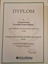Zdjęcie 3 Dyplom dla Urzędu Pracy Powiatu Krakowskiego potwierdzający przyznanie nagrody specjalną i tytuł Lidera Aktywizacji Osób Młodych 2023 w konkursie na najlepsze praktyki instytucji rynku pracy