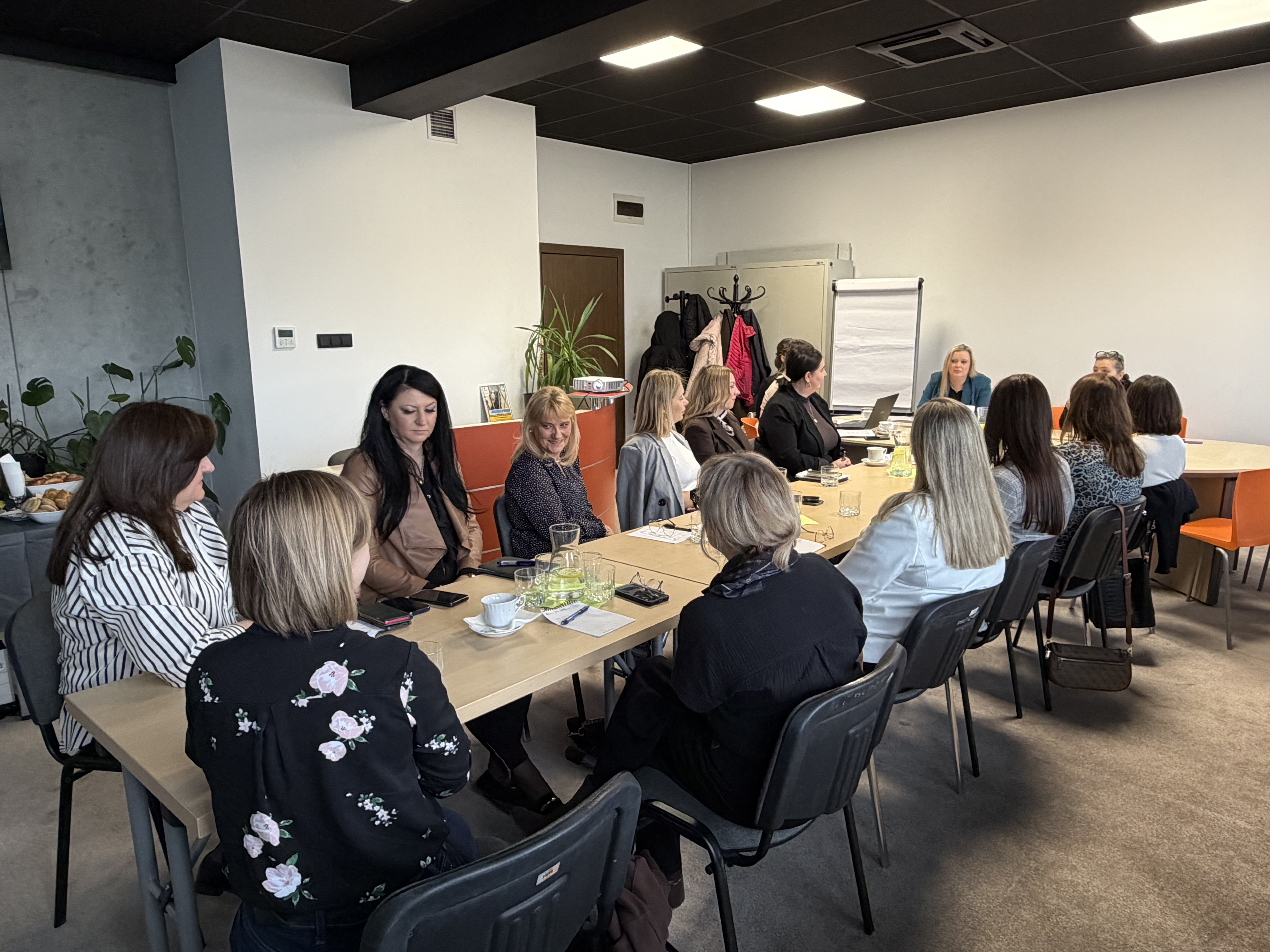 Fotorelacja ze spotkania koordynacyjnego przedstawicieli Urzędu Pracy Powiatu Krakowskiego.