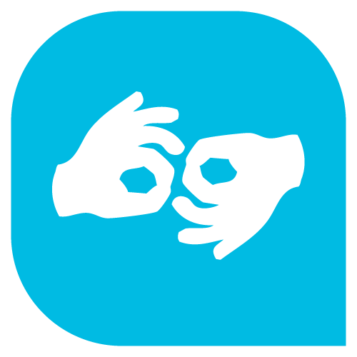 Logo, tłumacz języka migowego
