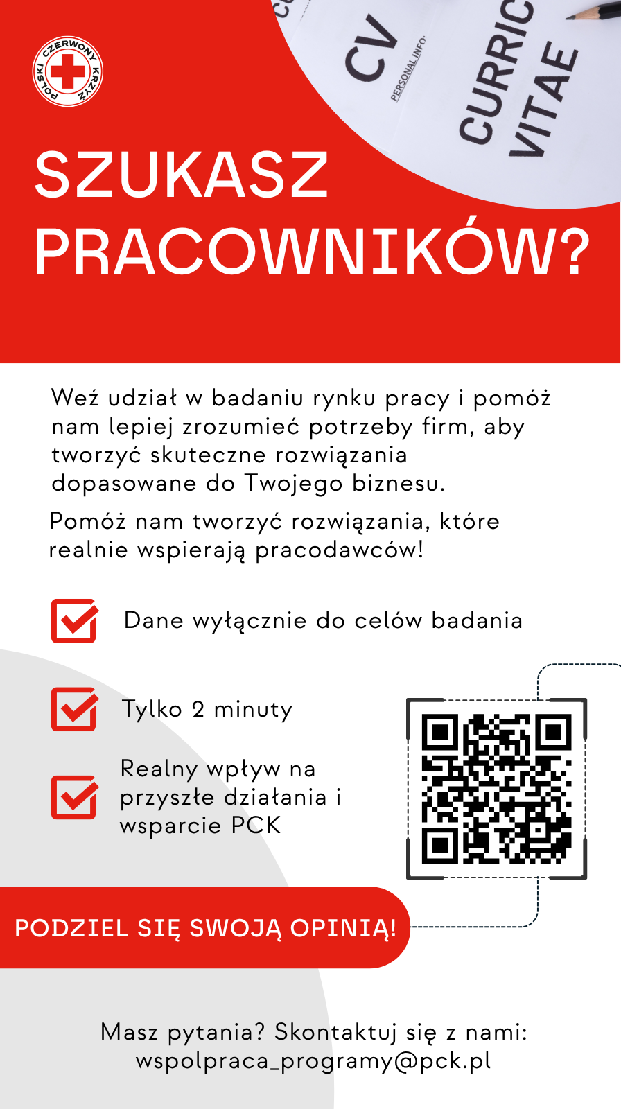 Plakat PCK.